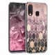 KW TPU Silicone Case Samsung Galaxy A20e  - IMD Design Dark Pink/Rose Gold (48744.03)