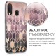 KW TPU Silicone Case Samsung Galaxy A20e  - IMD Design Dark Pink/Rose Gold (48744.03)
