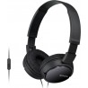 Sony Headphones MDR-ZX110AP - Black