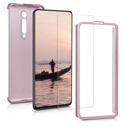 KW Full Body Case & Tempered Glass Xiaomi Mi 9T - Metallic Rose Gold (49226.31)