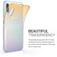KW TPU Silicone Case Samsung Galaxy A50 - Raindrops Design Yellow / Transparent (48755.01)