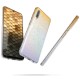 KW TPU Silicone Case Samsung Galaxy A50 - Raindrops Design Yellow / Transparent (48755.01)