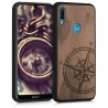 KW Wooden Case Huawei Y6 Prime 2019 - Baroque Compass (49481.07)
