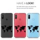 KW TPU Silicone Case Xiaomi Redmi Note 6 Pro - World Map Black / Transparent (46874.02)