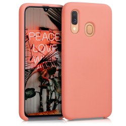 KW TPU Soft Flexible Rubber Samsung Galaxy A40 - Coral Matte (49091.56)
