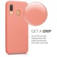 KW TPU Soft Flexible Rubber Samsung Galaxy A40 - Coral Matte (49091.56)