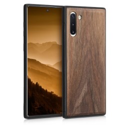 KW Wooden Case TPU bumper Samsung Galaxy Note 10 - Dark Brown (49276.18)
