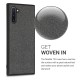 KW TPU Case with Canvas Design Samsung Galaxy Note 10 - Grey (49957.22)