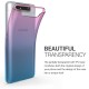 KW TPU Silicone Case Samsung Galaxy A80 - Bicolor Design, Dark Pink / Blue / Transparent (48447.01)