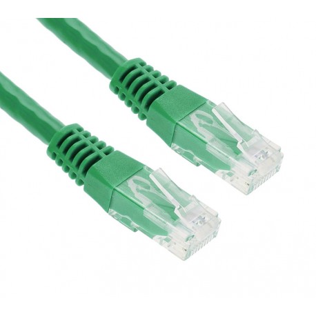 POWERTECH Καλώδιο UTP Cat 5e, CCA, 2m, Green (CAB-N055)