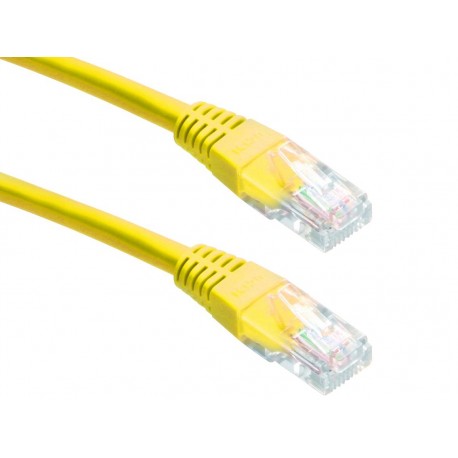 POWERTECH Καλώδιο UTP Cat 5e, CCA, 2m, yellow (CAB-N058)