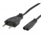 POWERTECH Καλώδιο τροφοδοσίας Euro, VDE 0.3mm, 1.5m (CAB-P001)