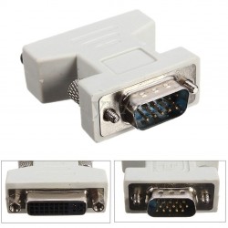 POWERTECH Adapter VGA 15pin male σε DVI-I 24+5 F, συμβατό 24+1 (CAB-G018)