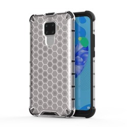 OEM Honeycomb Armor Case with TPU Bumper Huawei Mate 30 Lite - Transparent