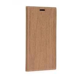 OEM Forcell WOOD Book Samsung Galaxy A3 2017 - brown