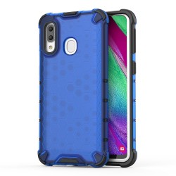 OEM Honeycomb Armor Case with TPU Bumper Samsung Galaxy A40 - Blue