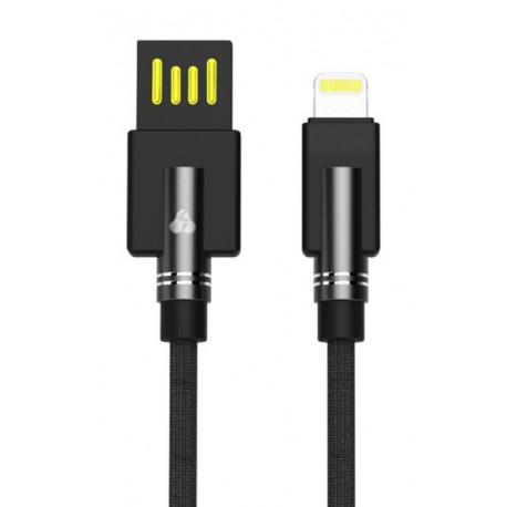 POWERTECH Καλώδιο USB σε Lightning dual ele PTR-0063 copper, 1m - Black