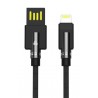 POWERTECH Καλώδιο USB σε Lightning dual ele PTR-0063 copper, 1m - Black