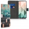 KW Wallet Case Huawei Mate 30 Lite - Glory Blue / Rose Gold (50148.03)