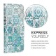 KW Wallet Case Huawei Mate 30 Lite - Moroccan Vibes in Monochrome (50148.04)
