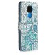 KW Wallet Case Huawei Mate 30 Lite - Moroccan Vibes in Monochrome (50148.04)