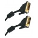 POWERTECH Καλώδιο DVI-I (M) σε DVI-I (M), 2x Ferrites, 1.5m - Black (CAB-DVI001)