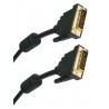 POWERTECH Καλώδιο DVI-I (M) σε DVI-I (M), 2x Ferrites, 1.5m - Black (CAB-DVI001)