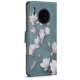 KW Wallet Case Huawei Mate 30 - Magnolias Taupe / White / Blue Grey (50145.02)