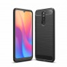 OEM Carbon Case Flexible Cover TPU Xiaomi Redmi 8A - Black