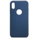 OEM Liquid Silicone Case iPhone X/Xs - Dark Blue