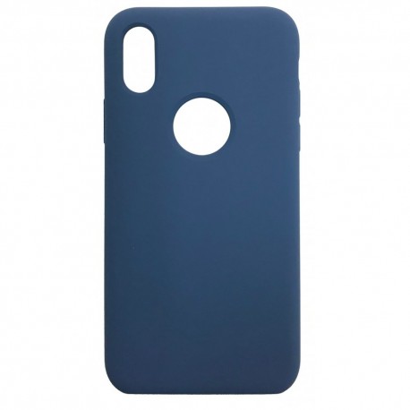 OEM Liquid Silicone Case iPhone X/Xs - Dark Blue