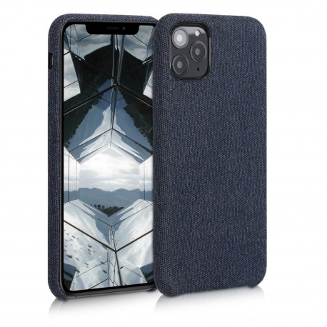 KW TPU Case with Canvas Design iPhone 11 Pro Max - Dark Blue ,Canvas (49806.17)