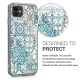 KW TPU Silicone Case Apple iPhone 11 - Moroccan Vibes in Monochrome Blue / Grey / White (49785.09)