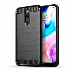 OEM Carbon Case Flexible Cover Xiaomi Redmi 8 - Black