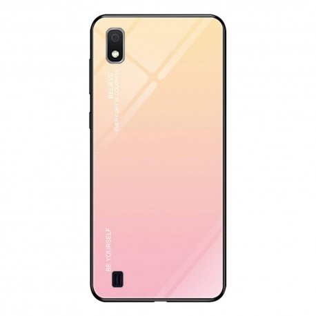 OEM Gradient Glass Durable Case Samsung Galaxy A10 - Pink