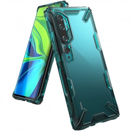 Ringke Fusion-X Design Xiaomi Mi Note 10 - Turquoise Green