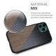 KW Wooden & Carbon Fiber Case Apple iPhone 11 Pro - Black / Brown (51143.01)