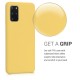 KW TPU Soft Flexible Rubber Samsung Galaxy S20 Plus - Yellow Matte (51217.49)