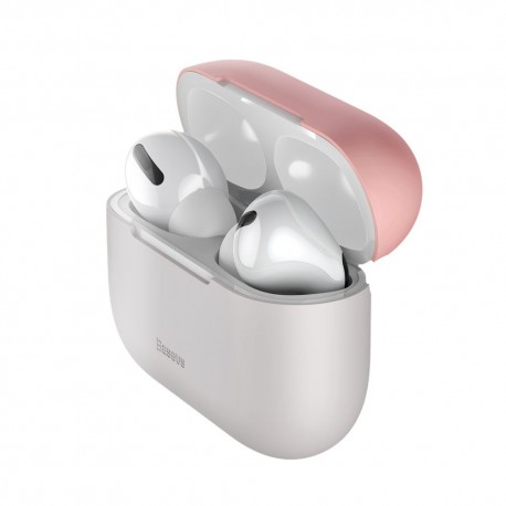 Baseus Silica Gel Case AirPods Pro - Rose & Gray (WIAPPOD-BBZ4G)