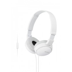 Sony Headphones MDR-ZX110AP - White