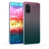 KW TPU Silicone Case Samsung Galaxy S20 Plus - Bicolor Design, Dark Pink / Blue / Transparent (52279.01)