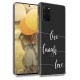 KW TPU Silicone Case Samsung Galaxy S20 Plus - Live, Laugh, Love White / Transparent (51218.05)