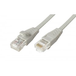 POWERTECH Καλώδιο UTP Cat 5e, copper 26AWG, 0.5mm patch cord, 10m, Grey