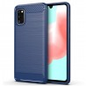 OEM Carbon Case Flexible Cover Case Samsung Galaxy A41 - Blue