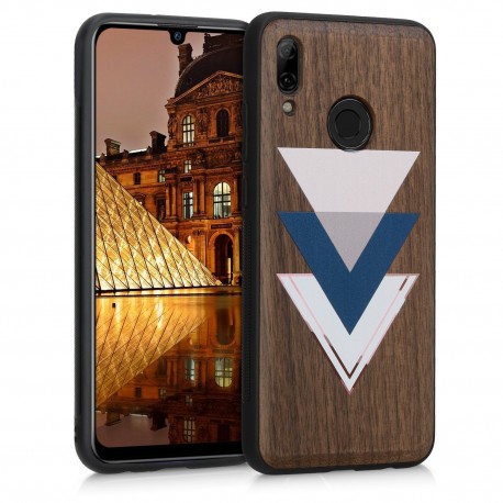 KW Wooden Case Huawei P Smart 2019 - Wood and Triangles (48117.07)