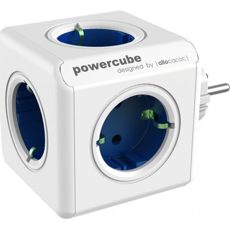 Allocacoc PowerCube Original 5-Outlets - Blue (1100BL/DEORPC)