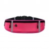 OEM Ultimate reflective stripe Running Belt with headphone outlet - Pink