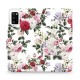Mobiwear Wallet Stand Case Samsung Galaxy A41 - Floral (MD01S)
