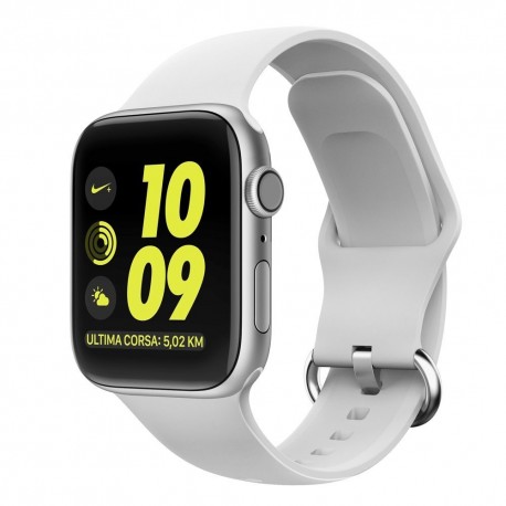 Tech-Protect Gearband Λουράκι Σιλικόνης Apple Watch 1/2/3/4/5 (42 / 44mm) - White