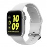 Tech-Protect Gearband Λουράκι Σιλικόνης Apple Watch 1/2/3/4/5 (42 / 44mm) - White